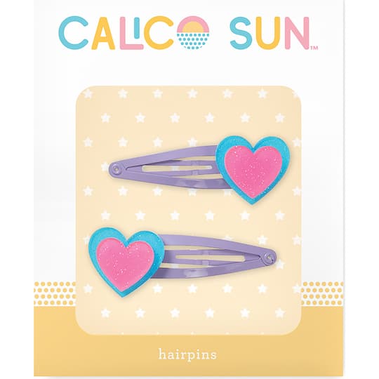 Calico Sun&#x2122; Alexa Heart Hair Clips
